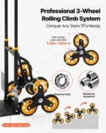 Sulankstomas laiptų vežimėlis, keliamoji galia 150 kg - Image 3