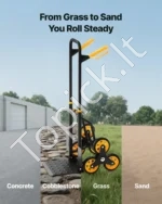 Sulankstomas laiptų vežimėlis, keliamoji galia 150 kg - Image 6