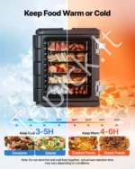Termoizoliacinis maisto konteineris 75 l su ratukais, juodas - Image 2