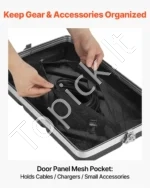 Transportavimo dėžė garso įrangai 4U su 48 cm gylio ABS korpusu - Image 6
