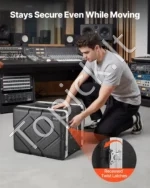 Transportavimo dėžė garso įrangai 8U su 31 cm gylio ABS korpusu - Image 5