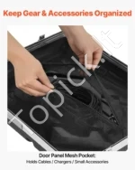 Transportavimo dėžė garso įrangai 8U su 31 cm gylio ABS korpusu - Image 6