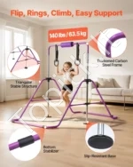 Vaikiškas gimnastikos skersinys 63,5 kg, reguliuojamo aukščio ir sulankstomas - Image 3