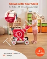 Vaikiškas pirkinių vežimėlis su maisto produktais, šviesos ir garso efektais - Image 6