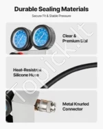 Variklio cilindrų sandarumo ir kompresijos testerio rinkinys, 0–100 PSI - Image 5