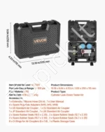 Variklio cilindrų sandarumo ir kompresijos testerio rinkinys, 0–100 PSI - Image 7