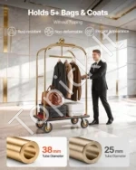 Nerūdijančio plieno viešbučio bagažo vežimėlis, 544,31 kg - Image 5