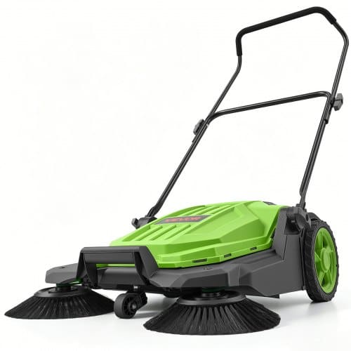 de2FBXSQSC26INCHQGGBN001V02Fgoods_img-v12Fwalk-behind-sweeper-m100-1.2.jpg Rankinė šlavimo mašina 650 mm, 18,9 l talpos kiemui ir garažui - Image 1