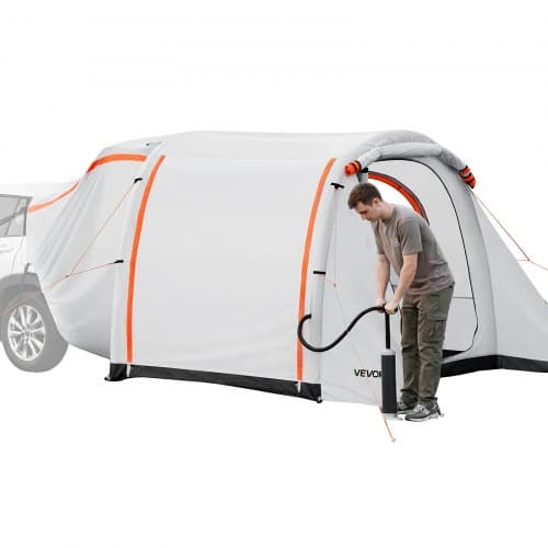 de2FCZZPCQKCQK869G1GN001V02Fgoods_img-v22Ftruck-bed-tent-m100-1.2.jpg Pripučiamas SUV palapinė 2,44 x 2,04 m su stogeliu, 3 sezonų automobilio bagažinės palapinė stovyklavimui - Image 1