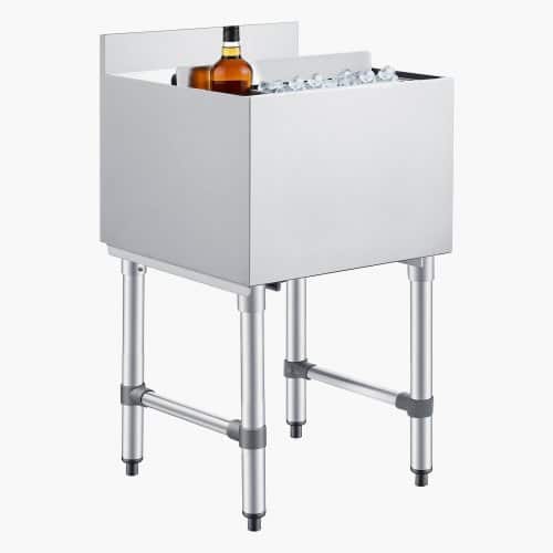 de2FDBCBX33INCH1DEWH7001V02Fgoods_img-v42Funderbar-ice-bin-m100-1.2.jpg Nerūdijančio plieno ledo talpykla barui 46,7 l su slankiojančiu dangčiu 40,5 x 40,5 x 28,5 cm - Image 1