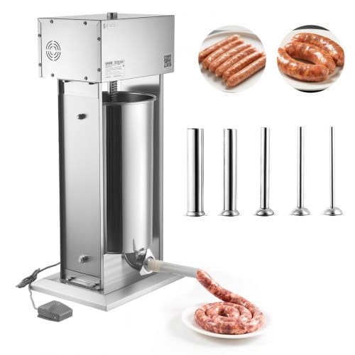 de2FDDLSBXGGCJ250CTHB001V22Fgoods_img-v22Fsausage-stuffer-m100-1.2.jpg Elektrinis dešrų gamybos aparatas 25 L / 55 lbs, vertikalus - Image 1