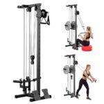 Sieninis treniruoklis su skriemuliais 227 kg, 18 aukščio padėčių jėgos pratimams