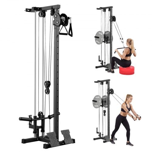 de2FDDWDJXLJBGSG51IQG001V02Fgoods_img-v22Flat-pull-down-machine-m100-1.2.jpg Sieninis treniruoklis su skriemuliais 227 kg, 18 aukščio padėčių jėgos pratimams - Image 1