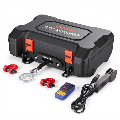 de2FDHBXSATVJP35II7MM001V92Fgoods_img-v12Felectric-winch-m100-1.2.jpg Nešiojama gervė 1587 kg, 12 V elektrinė gervė su sintetiniu lynu ir nuotolinio valdymo pulteliu - Image 1