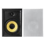 Stačiakampės įmontuojamos sieninės garso kolonėlės 203 mm, 200 W, 2-jų juostų Hi-Fi garso sistema namų kinui