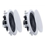 Įmontuojamos lubinės garso kolonėlės 203 mm, 150 W, 2-jų juostų Hi-Fi garso sistema luboms ir sienoms