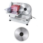 Elektrinė maisto pjaustyklė 200 W su 2 nerūdijančio plieno peiliais (190 mm)