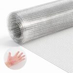 Cinkuotas vielos tinklas 0,4 x 6 m, 6,3 mm akelė sodui, paukštidėms ir daržui