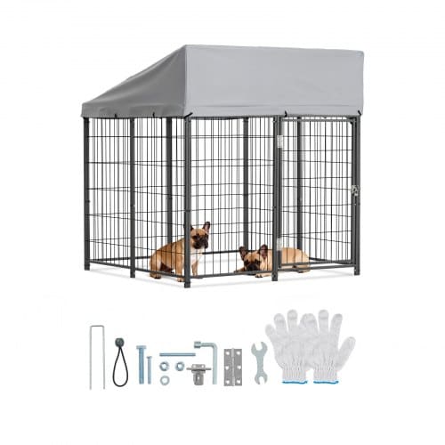 de2FDXHWQS44245FZFJH6002V02Fgoods_img-v22Flarge-dog-kennel-m100-1.2.jpg Lauko šunų voljeras 1,12 x 1,15 x 1,25 m (su vandeniui atspariu stogeliu) - Image 1