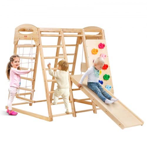 de2FETSNYLCYMSQHBNZHB001V02Fgoods_img-v12Findoor-playground-m100-1.2.jpg Vaikiškas medinis laipiojimo kompleksas 7 in 1 , vidaus žaidimų aikštelė - Image 1
