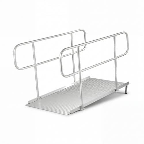 de2FFSSMJPD6YC00E8LO0001V02Fgoods_img-v12Fwheelchair-ramp-m100-1.2.jpg Alumininis neįgaliųjų vežimėlių pandusas su turėklais 181 x 83 cm, 453 kg - Image 1