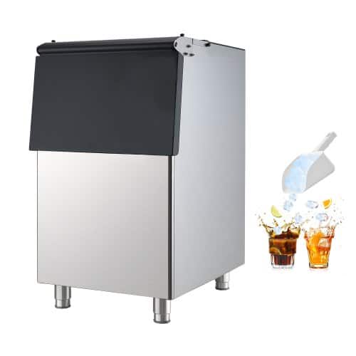 de2FFTZBJBTXBXG3QIXGX001V02Fgoods_img-v22Fice-maker-machine-m100-1.2.jpg Komercinė ledo talpykla 113 kg, nerūdijančio plieno su reguliuojamomis kojelėmis - Image 1