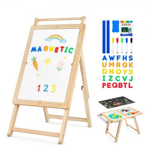de2FGGZDGNHJDJZBOOTP2001V02Fgoods_img-v22Fsensory-table-m100-1.2.jpg Vaikiškas transformuojamas sensorinis staliukas ir molbertas 2 viename, su popieriaus laikikliu - Image 1