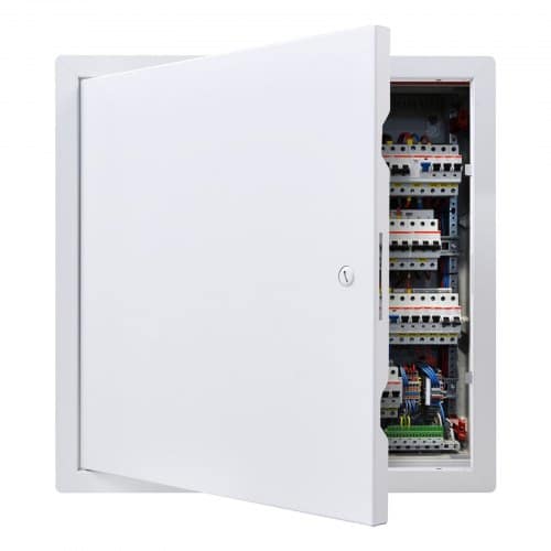 de2FJSJXMB1414INXHCYG001V02Fgoods_img-v12Faccess-panel-m100-1.2.jpg Revizinės durtelės gipso kartonui 39x39 cm, cinkuoto plieno, baltos - Image 1