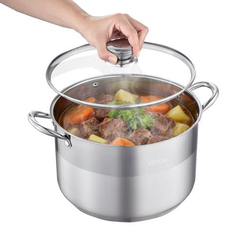 de2FJTTG12QTBXGLHC77J001V02Fgoods_img-v22Fstock-pot-m100-1.2.jpg Nerūdijančio plieno puodas 11,4 l su stikliniu dangčiu - Image 1