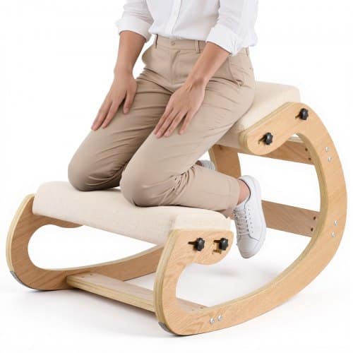 de2FJYKGYMBSBDLWFBRDG001V02Fgoods_img-v22Fergonomic-kneeling-chair-m100-1.2.jpg Nugaros skausmą mažinanti ergonominė klūpima kėdė su mediniu rėmu 82 x 54 x 55,5 cm - Image 1