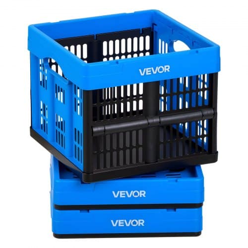 de2FKZDSLCWKLHS24XKY1001V02Fgoods_img-v12Fcollapsible-storage-bin-m100-1.2.jpg Sulankstomos plastikinės dėžės 25 l, 3 vnt. su rankenomis ir dangčiais - Image 1
