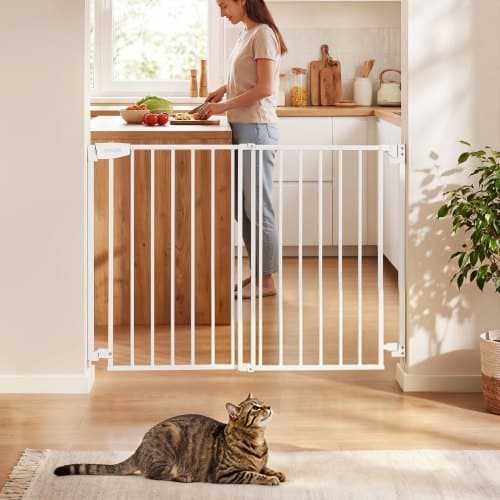 de2FLGXCWZLBS36IFTTLC001V02Fgoods_img-v32Fpet-gate-m100-1.2.jpg Apsauginiai varteliai vaikams ir augintiniams, paaukštinti, be apatinio slenksčio, 720–1085 mm - Image 1