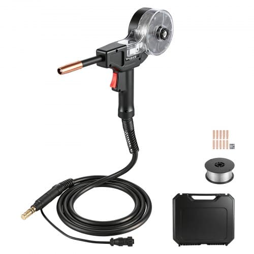 de2FMIGHQLINCOLNT3WHC001V02Fgoods_img-v22Fmig-welding-gun-m100-1.2.jpg Aliuminio MIG suvirinimo degiklis (spool gun) 130A, 3 m laidas, su priedais - Image 1