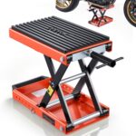 Motociklo keltuvas 680 kg, žirklinis stovas