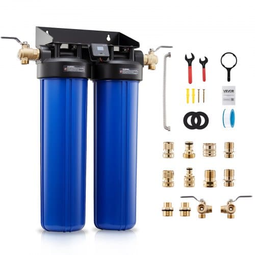 de2FQLZXCXTZJGZSCX74A001V92Fgoods_img-v22Fdeionized-water-system-m100-1.2.jpg Dejonizuoto vandens sistema su apėjimo vožtuvu ir TDS matuokliu, 2 x 4 L - Image 1
