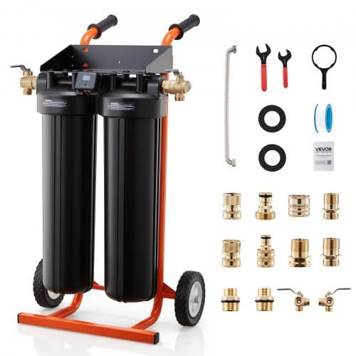 de2FQLZXCXTZJTCSE3UP3001V92Fgoods_img-v12Fdeionized-water-system-m100-1.2.jpg Mobilioji dejonizuoto vandens sistema vežimėlyje su apėjimo vožtuvu ir TDS matuokliu, 2 x 4 L - Image 1