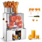 Automatinė citrusinių vaisių sulčiaspaudė su krepšeliu 120 W, 20 vnt./min. kavinėms ir prekybos centrams