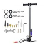 Aukšto slėgio rankinė PCP pompa 310 bar su filtru ir manometru