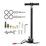 Aukšto slėgio rankinė PCP pompa 4 pakopų, iki 400 bar (5800 PSI)