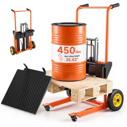 de2FSDSDGC450LBSBFRXI001V02Fgoods_img-v12Fpallet-stackers-m100-1.2.jpg Hidraulinis medžiagų keltuvas-krautuvas 205 kg su šakėmis ir 900 mm kėlimo aukščiu - Image 1