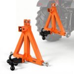 Tritaškis traktoriaus prikabinimo mechanizmas su 3 rutuliais ir 50,8 mm lizdu