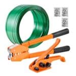 Rankinio pakavimo rinkinys su PET juosta 15,9 mm, įtempėju ir užspaudėju