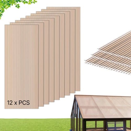 de2FSLWDBZS12PCSNNHTF001V02Fgoods_img-v22Froof-panels-m100-1.2.jpg Polikarbonato stogo plokštės 1520 x 610 x 6 mm, 12 vnt. - Image 1