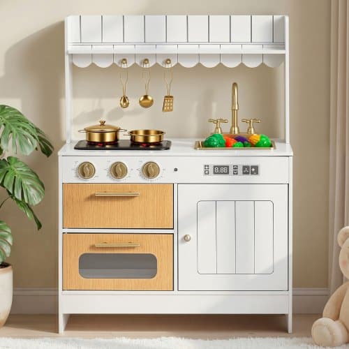 de2FSNCFWJTZYTSM4VHV9001V92Fgoods_img-v32Fplay-kitchen-m100-1.2.jpg Vaikiška medinė virtuvėlė su šviesos ir garso efektais (skandinaviško stiliaus) - Image 1