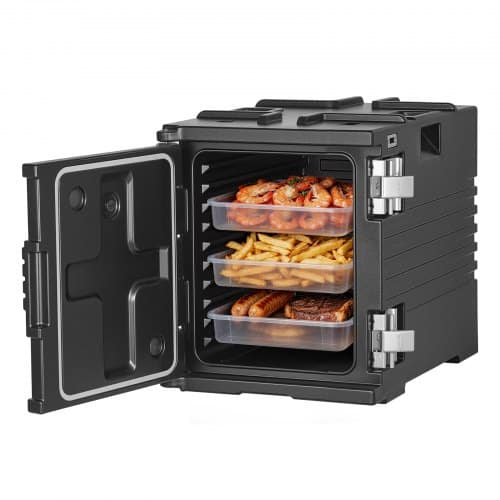 de2FSPBWXHSLLDPEJ6R5O001V02Fgoods_img-v12Ffood-warmer-m100-1.2.jpg Termoizoliacinis maisto konteineris 75 l su ratukais, juodas - Image 1