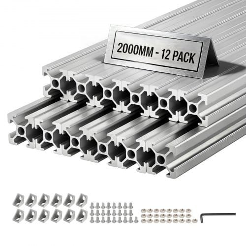 de2FTXOBLXCDGYS23DQ1P001V02Fgoods_img-v22Flinear-rail-m100-1.2.jpg Aliuminio profilis 2020 T-Slot 2000 mm, 12 vnt. rinkinys (sidabrinis) - Image 1