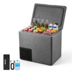 Kompresorinis automobilinis šaldytuvas 20 l, 12V/24V, itin lengvas su programėle