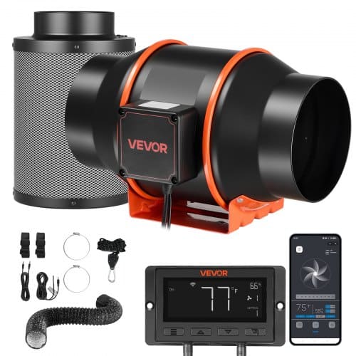 de2FXLGDFSTZEC6YPZX10001V22Fgoods_img-v12Finline-duct-fan-m100-1.2.jpg Kanalinis ventiliatorius su aktyviosios anglies filtru 683 m3/h, 152 mm EC varikliu ir programėlės valdymu - Image 1