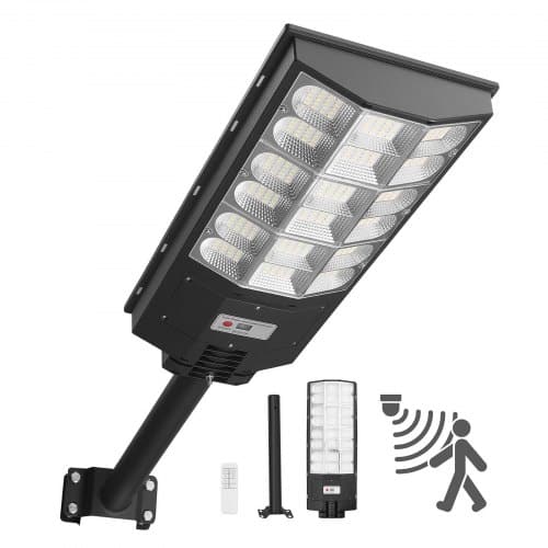 de2FYTSTYNLDHS1J5SNJ5001V92Fgoods_img-v12Fsolar-street-light-m100-1.2.jpg Saulės baterijos LED šviestuvas 12000 W, su judesio jutikliu ir pulteliu lauko apšvietimui - Image 1