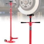Hidraulinė atrama pokėlimo keltuvui 3/4 tonos su dviem ratais, reguliuojamas aukštis nuo 1320 iki 2032 mm